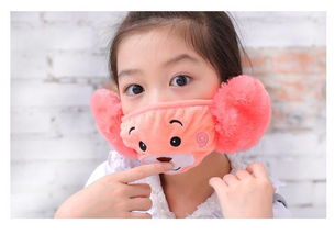 秋冬季萌趣守護 卡通純棉親子口罩，保暖防寒與透氣二合一的貼心之選